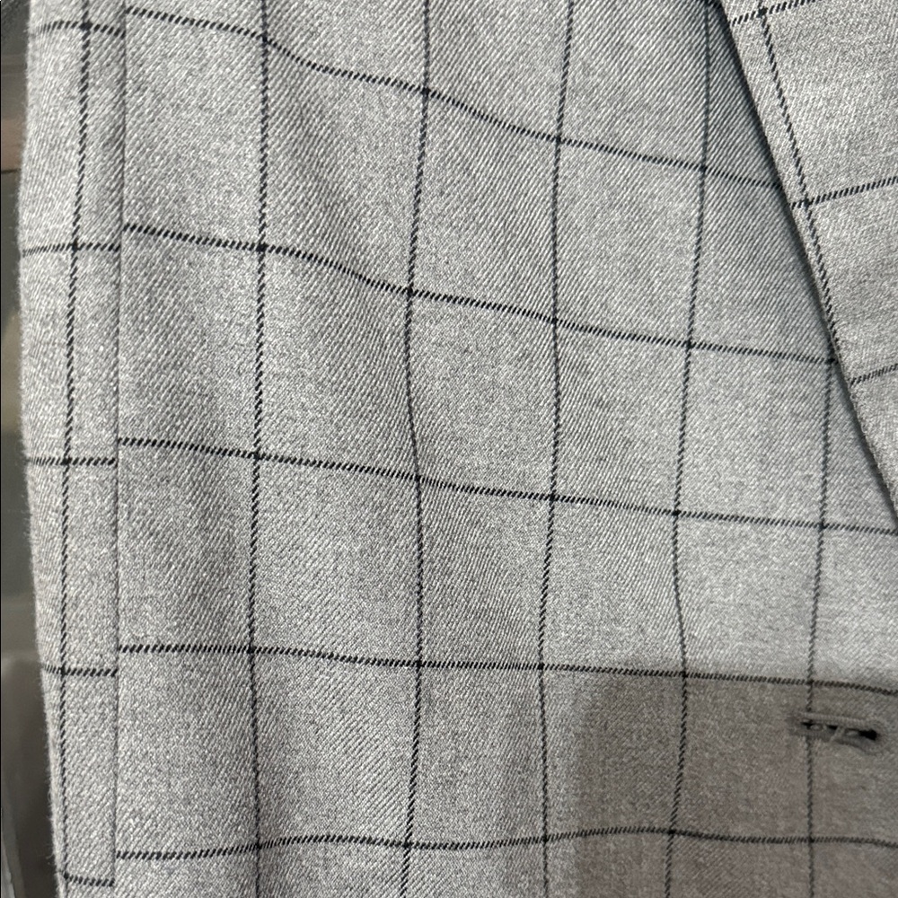 A New Day Gray Plaid  women’s Blazer - Picture 3 of 6